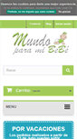 Mobile Screenshot of mundoparamibebe.com